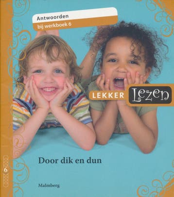 Lekker Lezen antwoorden werkboek 6 Door dik en dun, Boeken, Verzenden, Nieuw