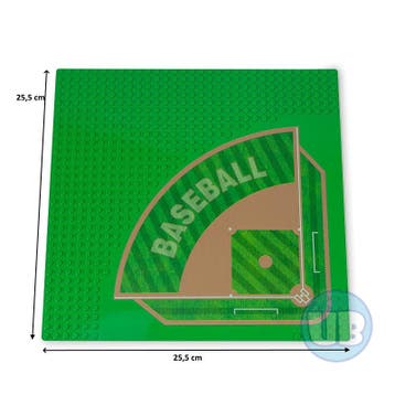 City wegenplaat Baseballveld - Honkbalveld - 25,5 x 25,5 cm, Verzenden, Nieuw