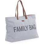 Luiertas - CHILDHOME - Family Bag - Canvas - Grijs (baby), Verzenden, Nieuw