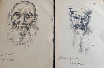 Hermann Struck (1876-1944) - Kopf eines Juden