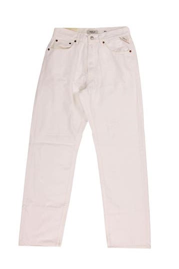 Replay Broek in maat W29 L32 Wit, Verzenden, Zo goed als nieuw, Wit, Replay
