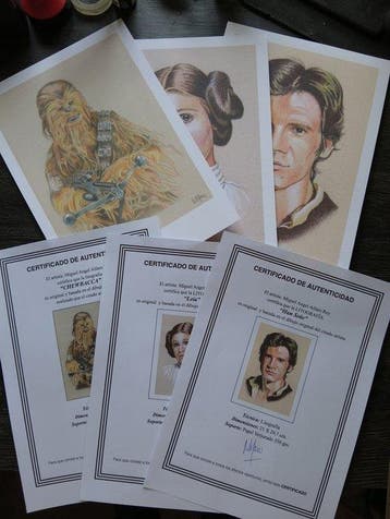 Miguel Ángel Alfaro Rey - Chewbacca + Han Solo + Leia, Nieuw