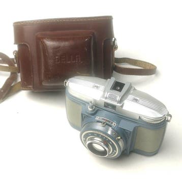 Bilora Bella 3 Achromat 1:8 Lens - w/case Analoge camera, Nieuw
