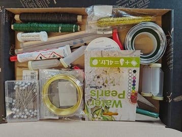 Kerstpakket startpakket hobby en bloemschikken 47,50, Ophalen of Verzenden, Nieuw