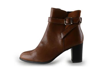 Caprice Enkellaarzen in maat 37 Cognac, Kleding | Dames, Schoenen, Overige kleuren, Verzenden, Lage of Enkellaarzen, Zo goed als nieuw