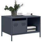 vidaXL Salontafel 68,5x50x43,5 cm koudgewalst staal, Huis en Inrichting, Tafels | Salontafels, 50 tot 100 cm, Verzenden, Nieuw