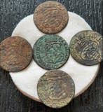 België. Jean-Théodore de Bavière. Lot van 5 stuks (Zonder