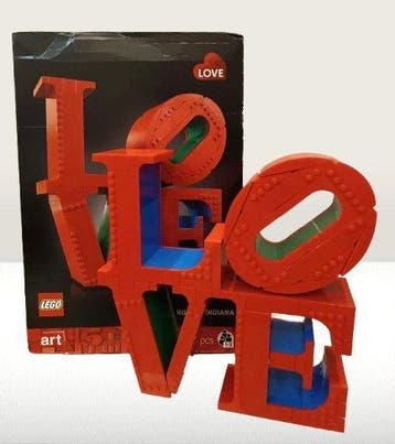 Lego - Technic - 31214 - SUPER ZESTAW - Lego Art - LOVE -, Nieuw