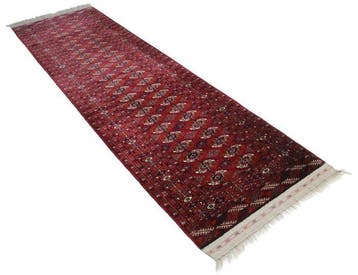 Turkmann Tapijt Oud - Vloerkleed - 289 cm - 83 cm -, Nieuw