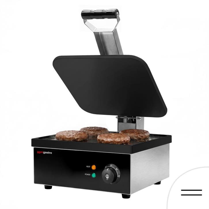 GGM Gastro | Contactgrill - 2200W - platen: boven & onder |, Witgoed en Apparatuur, Contactgrills, Verzenden