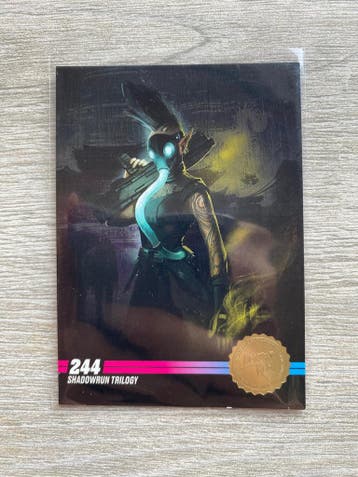 Series 3 #244 Gold Shadowrun trilogy Limited run games Tr..., Verzenden, Zo goed als nieuw