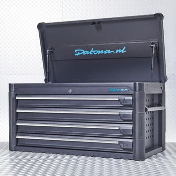 Datona Gereedschapskist tech-line 100 cm - Datona - Zwart, Ophalen of Verzenden, Nieuw