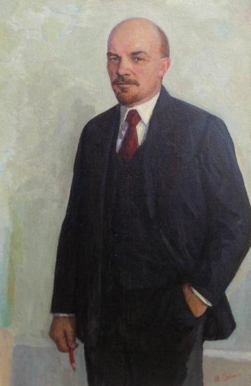 Yuri Alexandrovich Smirnov (1925-1998) - Ritratto di Lenin -, Antiek en Kunst