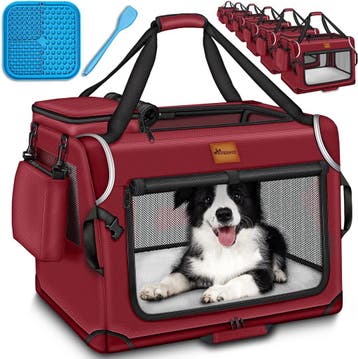 Hondenbox - transportbox hond - opvouwbaar- maat L 70 x 52, Verzenden, Nieuw