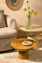 2dekans | Mica Decorations Celise Bijzettafel - H28 x Ø47 cm, Ophalen of Verzenden, Gebruikt