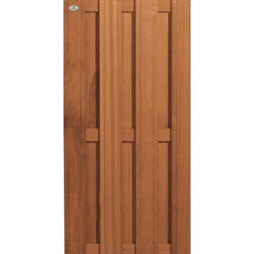 Bangkirai Tuinscherm 15-planks 90 x 180 cm, Tuin en Terras, Schuttingen, Nieuw