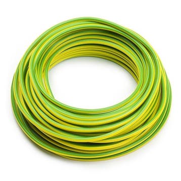 Installatiedraad | Aardedraad | 10 meter (VD, 2.5 mm²), Verzenden, Nieuw