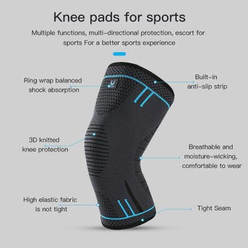 Comfortabele Kniebrace met Compressie en Ademend Materiaal v, Diversen, Verzenden, Nieuw