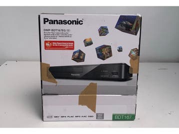 Panasonic DMP-BDT167 - Blu-Ray/DVD speler - 3D ready - zwart, Audio, Tv en Foto, Blu-ray-spelers, Verzenden, Nieuw, Panasonic