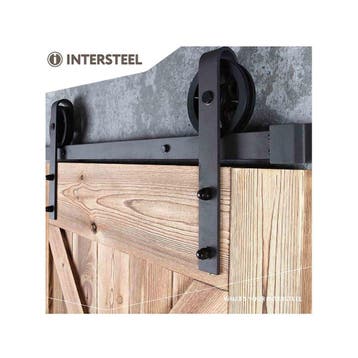 Intersteel Schuifdeursysteem Wheel - mat zwart, Verzenden, Nieuw