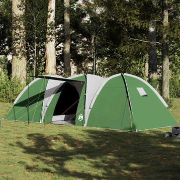 vidaXL Koepeltent 8-persoons waterdicht groen, Verzenden, Nieuw, Tot en met 2