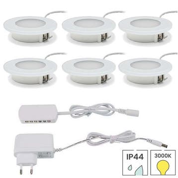 LED onderbouwverlichting | set van 6 LED inbouwspots | 1.5, Verzenden, Nieuw