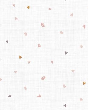Poplin Katoen Mini Hartjes, Nieuw, Overige kleuren