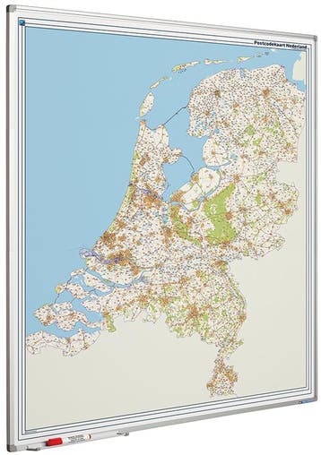 Whiteboard landkaart - Nederland postcodes, Ophalen of Verzenden, Nieuw in verpakking