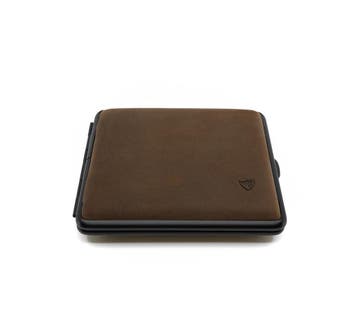 Suede leer (18) sigarettenkoker - Bruin, Verzenden, Nieuw, Tabaksdoos of Verpakking