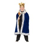 Blauwe koningscape voor jongens - Koning kleding, Ophalen of Verzenden, Nieuw