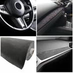 Alcantara-Look Interieur wrap | Antrasiet | Breedte 152CM |, Verzenden