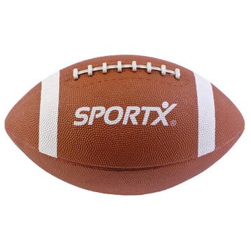 SportX rugbybal rubber bruin-wit 39 van €9,50 voor €8,55, Ophalen of Verzenden, Nieuw
