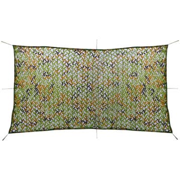 vidaXL Camouflagenet met opbergzak 1,5x3 m, Verzenden, Nieuw