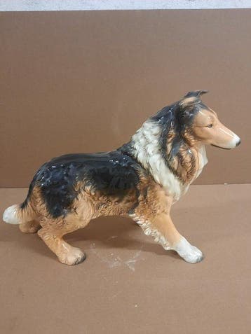 Goebel - sculptuur, Goebel - Gran figura de Perro Collie XXL