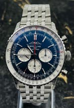 Breitling Navitimer B01 Chronograph 46mm - Blue Dial New, Staal, Staal, Breitling, Polshorloge