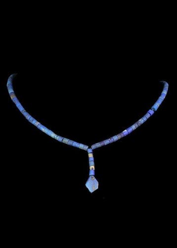 West-Aziatisch lapis lazuli Kralenketting (Zonder