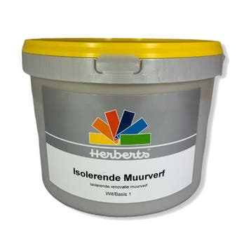 Isolerende Muurverf 5 liter, Ophalen of Verzenden, Nieuw