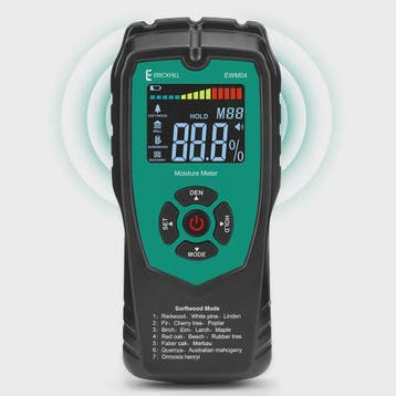 ERICKHILL EWM04 Vochtmeter Hout en Muur - Non-invasieve Digi, Verzenden, Nieuw