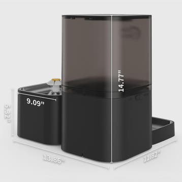 DOEL 2-in-1 Smart Voerautomaat & Drinkfontein voor Katten en, Verzenden, Nieuw