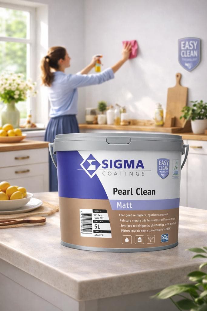 Pearl Clean Matt 5 liter, Doe-het-zelf en Verbouw, Verf, Beits en Lak, Nieuw, Ophalen of Verzenden