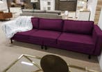 Bankstel Westervoort - rechte banken - Paars, Nieuw, Stof