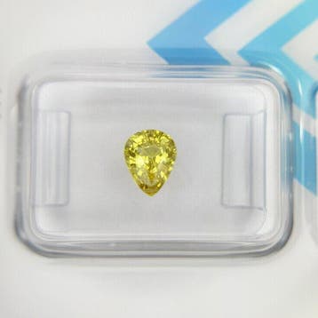 Zonder minimumprijs - 1 pcs Geel Saffier - 0.99 ct -, Sieraden, Tassen en Uiterlijk, Nieuw