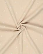 Double Gauze Katoen Korenaar Beige, Nieuw, Beige