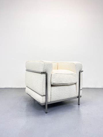 Cassina - Le Corbusier - Fauteuil - LC2 - Leder, Staal