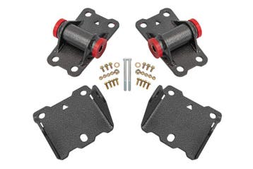 BMR 78-87 G-Body Motor Mount Kit Upper & Lower Poly - Black, Ophalen of Verzenden, Nieuw