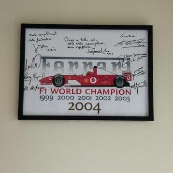 Poster Ferrari 2004 - F1 WORLD CHAMPION 2004, Nieuw