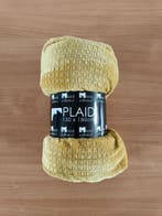 Joanne Plaid | Honinggeel | 180x130cm | Mood Collection, Ophalen of Verzenden, Nieuw