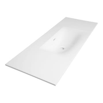 Brauer Glacier Wastafel - 120 cm - met 1 Spoelbak en 0, Ophalen of Verzenden, Nieuw