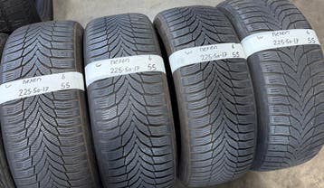 4x 225-50-17 Nexen Winter 4x 6mm €55 Per Band 225 50 17, Auto-onderdelen, Banden en Velgen, Ophalen, Gebruikt, 17 inch, Winterbanden