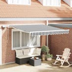 vidaXL Luifel handmatig uittrekbaar en LED 300x250 cm, Tuin en Terras, Zonneschermen, Verzenden, Nieuw